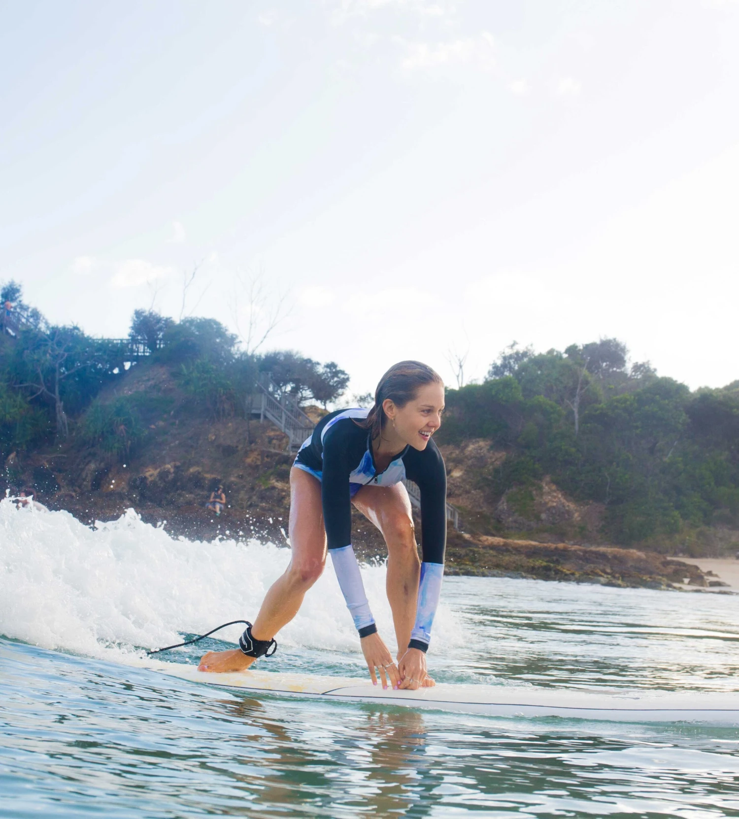 Bom Bora Softboard - Blue Leaves 5 Bom Bora Softboard - Blue Leaves - Image 3