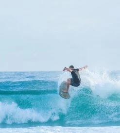 Bom Bora Kids Softboard - 5'7 Olive Green -Ride The Board 0H0A4529