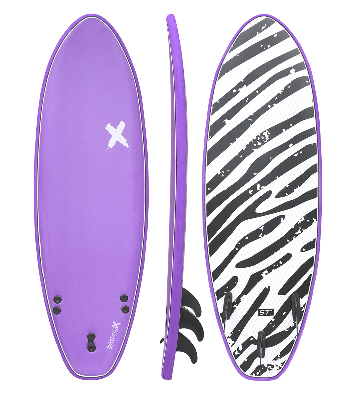 Random X Softboard 5'7 - Purple 3 Random X Softboard 5'7 - Purple