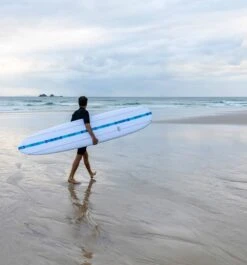 AQSS Boulevard Longboard - 9'0 Blue Stripe -Ride The Board Boulevard Lifestyle