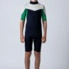 Classic Boys 2/2 Back Zip Springsuit - Green