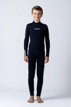 Classic Youth 3/2 Back Zip Steamer - Black