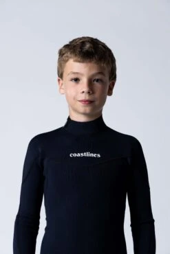 Classic Youth 3/2 Back Zip Steamer - Black -Ride The Board COA 0001 WetsuitStillSelects 80