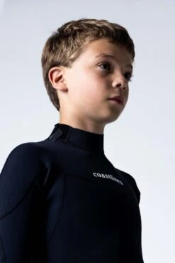 Classic Youth 3/2 Back Zip Steamer - Black -Ride The Board COA 0001 WetsuitStillSelects 84
