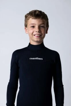 Classic Youth 3/2 Back Zip Steamer - Black -Ride The Board COA 0001 WetsuitStillSelects 89