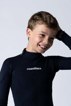 Classic Youth 3/2 Back Zip Steamer - Black -Ride The Board COA 0001 WetsuitStillSelects 95