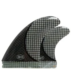 AQSS Single Tab 4+1 SUP Fin Set - Carbon Innegra