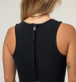 Classic Womens 2/2 Back Zip Sleeveless Long John Wetsuit 17 Classic Womens 2/2 Back Zip Sleeveless Long John Wetsuit -Ride The Board Classicwomens2 2backziplongjohn D4