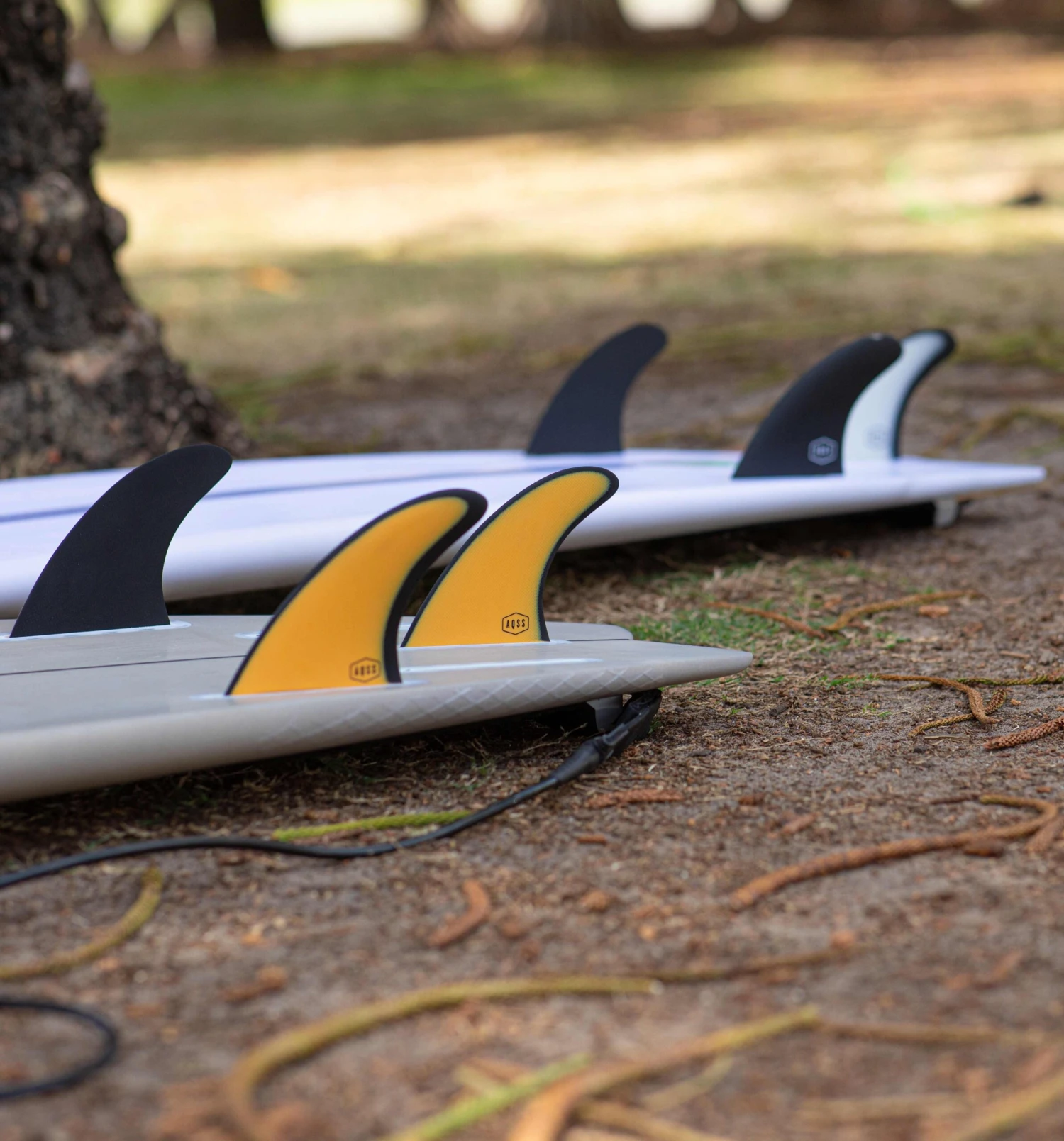 AQSS Single Tab 5 Fin Set - Sunset 4 AQSS Single Tab 5 Fin Set - Sunset - Image 2