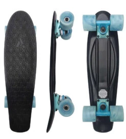 ARCADE Poly Skateboard - Midnight Black