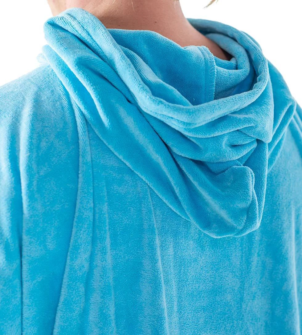 AQSS LIGHT BLUE PONCHO 5 AQSS LIGHT BLUE PONCHO - Image 3