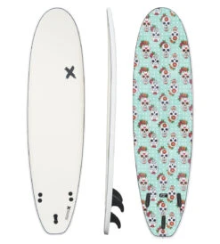 Random X Classic Softboard - 7'0 White Skull