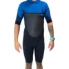 RAW Mens 2/2 Back Zip Springsuit -Ride The Board RawSpringBLUE