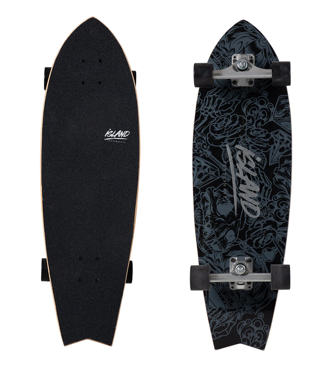 32" SURF SKATE - BLACK 3 32" SURF SKATE - BLACK