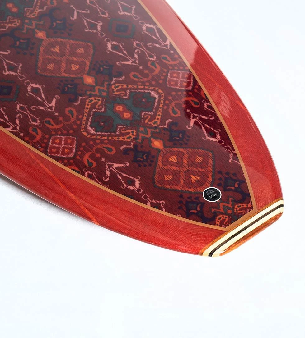 Vintage Log Longboard - Maroon 4 Vintage Log Longboard - Maroon - Image 2