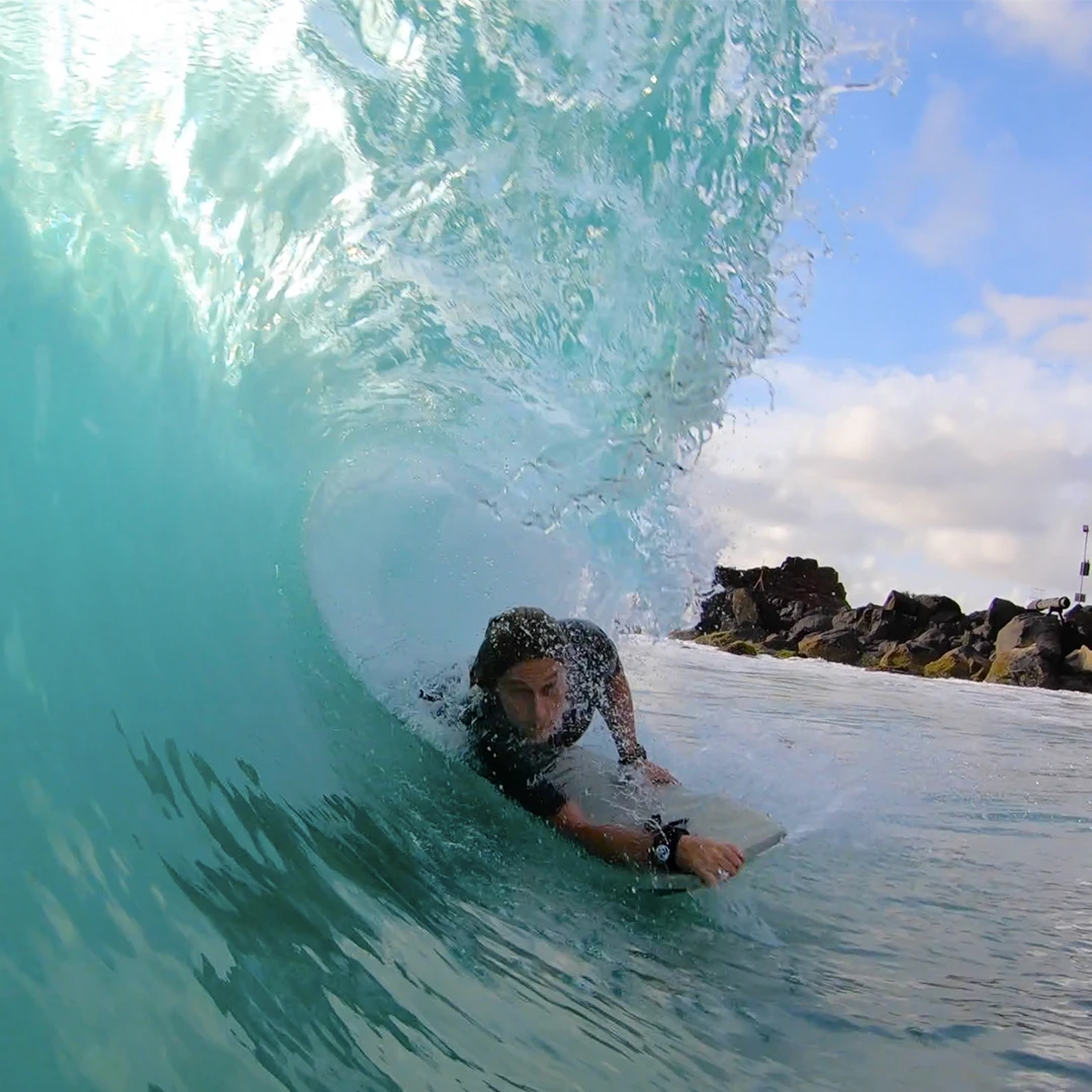 BOM BORA BODYBOARD 41" - GREY/NEON GREEN 5 BOM BORA BODYBOARD 41" - GREY/NEON GREEN - Image 3