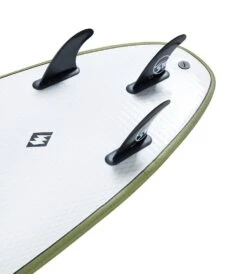 Bom Bora Kids Softboard - 5'7 Olive Green -Ride The Board olive57ftSoft003 67426.1542837314.1280.1280