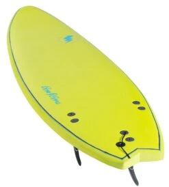 Bom Bora Softboard - 6'0 Lime -Ride The Board olive6ftSoft0000 93994.1542773489.1280.1280
