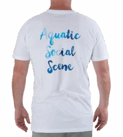 AQSS T-SHIRT - WHITE -Ride The Board tsbw tshirt web ready aqss